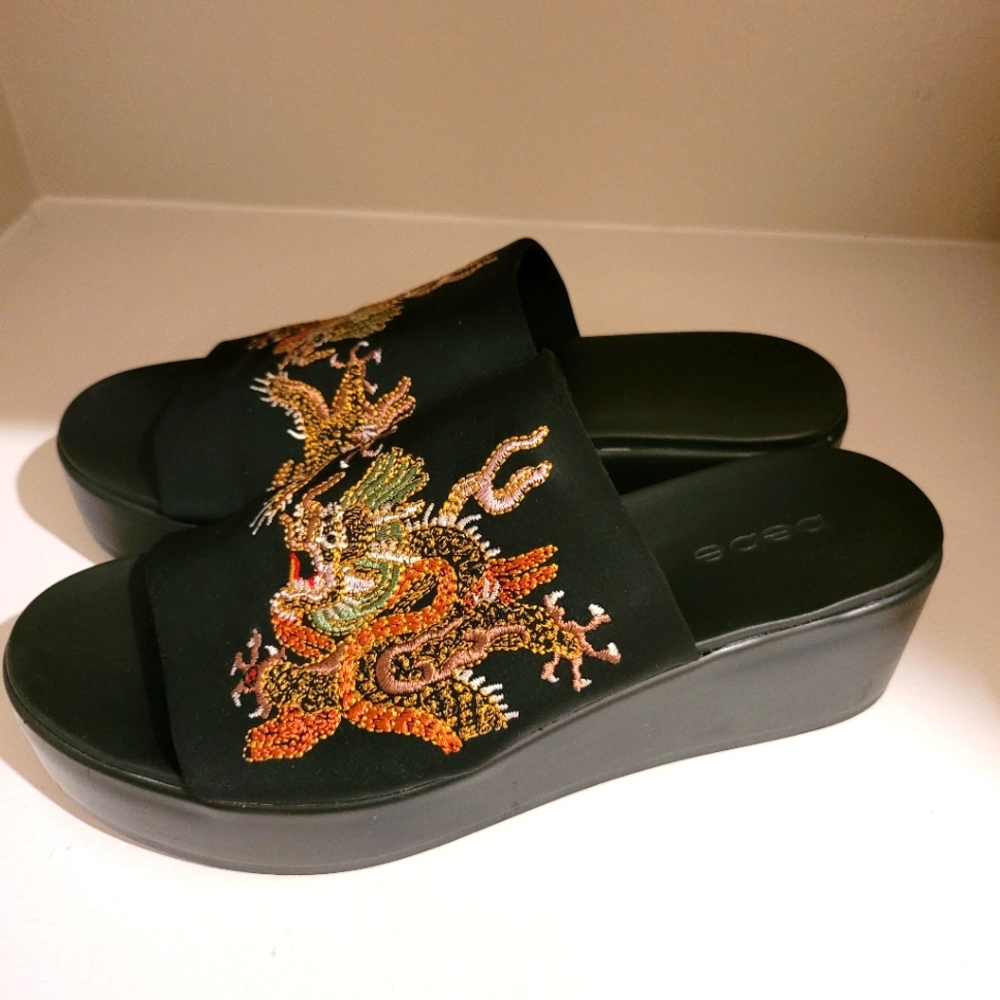 Bebe Chunky Platform Sandals